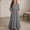 Gray, variant on OGLCCG Girls Summer Maxi Dresses Short Sleeve Casual Flowy Tiered Dress with Pockets A Line Pleated Flowy Dress 4-14 Years