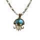 thumbnail image 1 of COLLAR DE MEDUSA AZUL DE ORO LAMINADO, 1 of 5