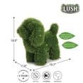 thumbnail image 4 of LUSH Estate™ artificial topiary dog - artificial grass garden plush topiary - 19 in, 4 of 6