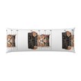 thumbnail image 2 of Gaeub Cat Holding Mugshot Sign Printed Long Body Pillowcase Envelope Closure 1 Pack Wrinkle for Night Sweats - 20x54 in, 2 of 8