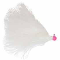 Kalin's Marabou Soft Plastic Fish Bait Jig, Pink White, 1/16 oz., Freshwater, Lake