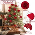 thumbnail image 3 of Flor de Navidad para decoración de árbol de Navidad, corona de Navidad DIY, decoración de fiesta en casa, 10/5/1 piezas, 3 of 4