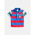thumbnail image 2 of Wonder Nation Baby Boys Striped Polo Shirt and Pants Set, 2-Piece, Sizes 0/3M-24M, 2 of 5