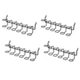 thumbnail image 1 of 4 Pcs Support de Tournevis Support Multi-Outils pour Panneau Perforé Accessoire Accessoires pour Panneau Perforé Support Multi-Anneaux pour Panneau Perforé, 4 x Crochet pour Panneau Perforé, Noir, 1 of 8