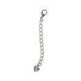 thumbnail image 3 of 20 extensores de pulsera y collar para hombre, cadena totalmente ajustable, plata, 3 of 9