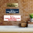 thumbnail image 4 of Signs ByLITA Standard Cans and Bottles Recycling Sign (Red) - Large, 4 of 8