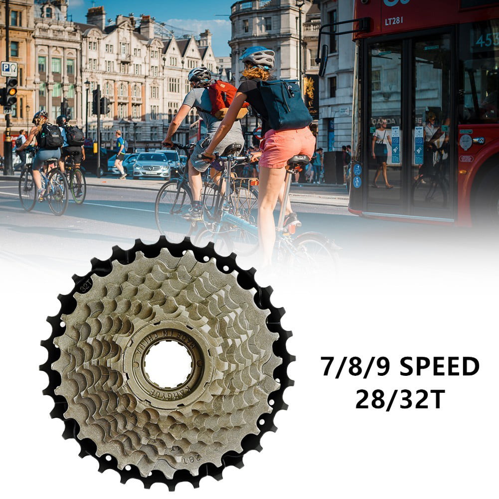 Ultralight MTB Bike Bicycle Freewheel 7/8/9 Speed 28/32T Mountain Screw Thread