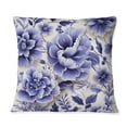 thumbnail image 3 of Designart "Lavender Paisleys in White and Purple" Paisley Printed Throw Pillow, 3 of 5