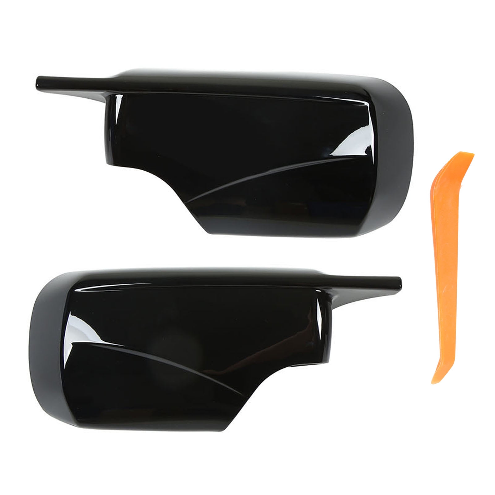 Caps De Protection Rétroviseur BMW Série 3 E46 (1998-2005) - ABS Noir Brillant, 2 Pièces + Clé, Installation Facile - 7