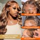 thumbnail image 2 of Pelucas con encaje en la parte delantera Yamikk Ombre 4/27 Highlight Body Wave, 60 cm, 2 of 6