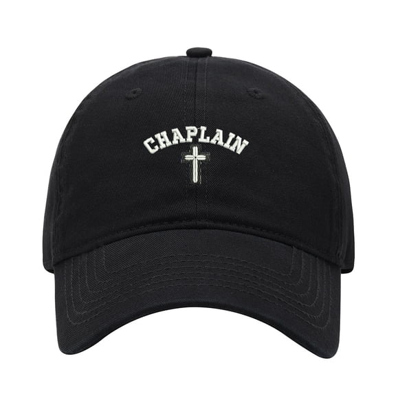 Baseball Cap Embroidered Hat for Christain Chaplain Cross Men's Adjustable Cotton Unisex Embroidery Baseball Caps