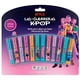 thumbnail image 1 of MAKEUPERIA Set de Brillo Labial para Niñas Las Guerreras Kpop, 12 Brillos Glitter Coleccionables con Sabor Uva, Cereza y Bubblegum, Fórmula Vegetal No Tóxica, Libres de Parabenos, 1 of 7