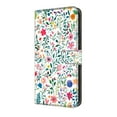 thumbnail image 4 of Allytechgroup Stylish Galaxy A14 5G Case Cover, Flip Cover Wallet Case with Card Slots, Magnetic Closure Stand Feature Shockproof PU Leather Phone Case for Samsung Galaxy A14 5G,Colorful Flowers, 4 of 8