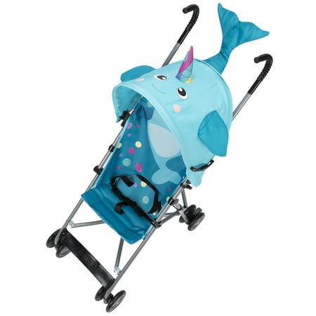 Cosco Comfort Height Character Umbrella Stroller, Narwhal