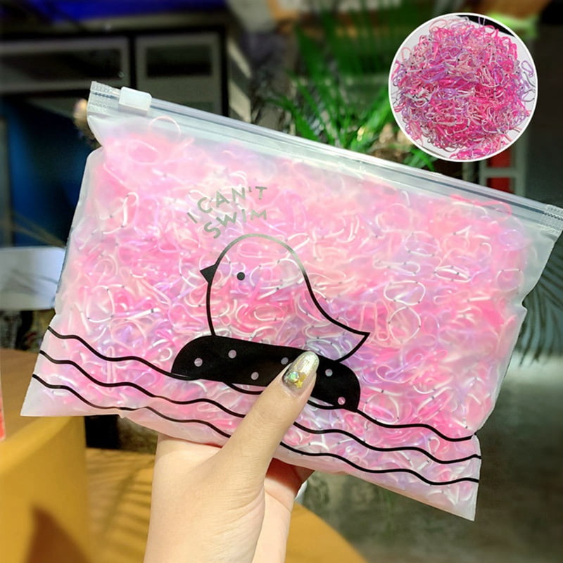 1000PCS Girl Disposable Rubber Band Hair Rope Elastic Hair Ring Scrunchies 1000PCS Girl Disposable Rubber Band Hair Rope Elastic Hair Ring Scrunchies