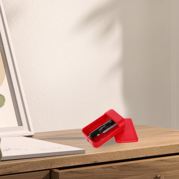 Soimiss Red Hidden Storage Box Private Money Safe Portable Secret Compartment