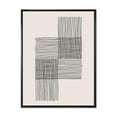 thumbnail image 1 of Designart Minimal Geometric Compostions Of Elementary Forms XIX FLOAT FRAME WALL ART, 1 of 4