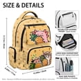 thumbnail image 7 of Uorisanigo Pineapple Axolotl School Backpack for Girls Lightweight Large Capacity, Breathable Elementary Daypack with Side Pocket, Perfect for Travel Hiking, 7 of 7