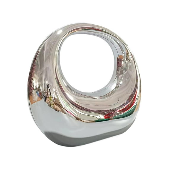 Bolso de mano GSYPS acrílico Evening Moon Hobo B-Silver