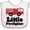 White and Pink, variant on Inktastic Little Firefighter Fire Engine Boys or Girls Baby Bib