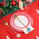 thumbnail image 4 of Juego de Cubiertos Navideños de Acero Inoxidable | Cuchara de Café Multicolor, Tenedor de Fruta, Cuchara de Postre | Cubiertos de Viaje Portátiles Reutilizables con Estuche | Regalo Navideño para Cas, 4 of 6
