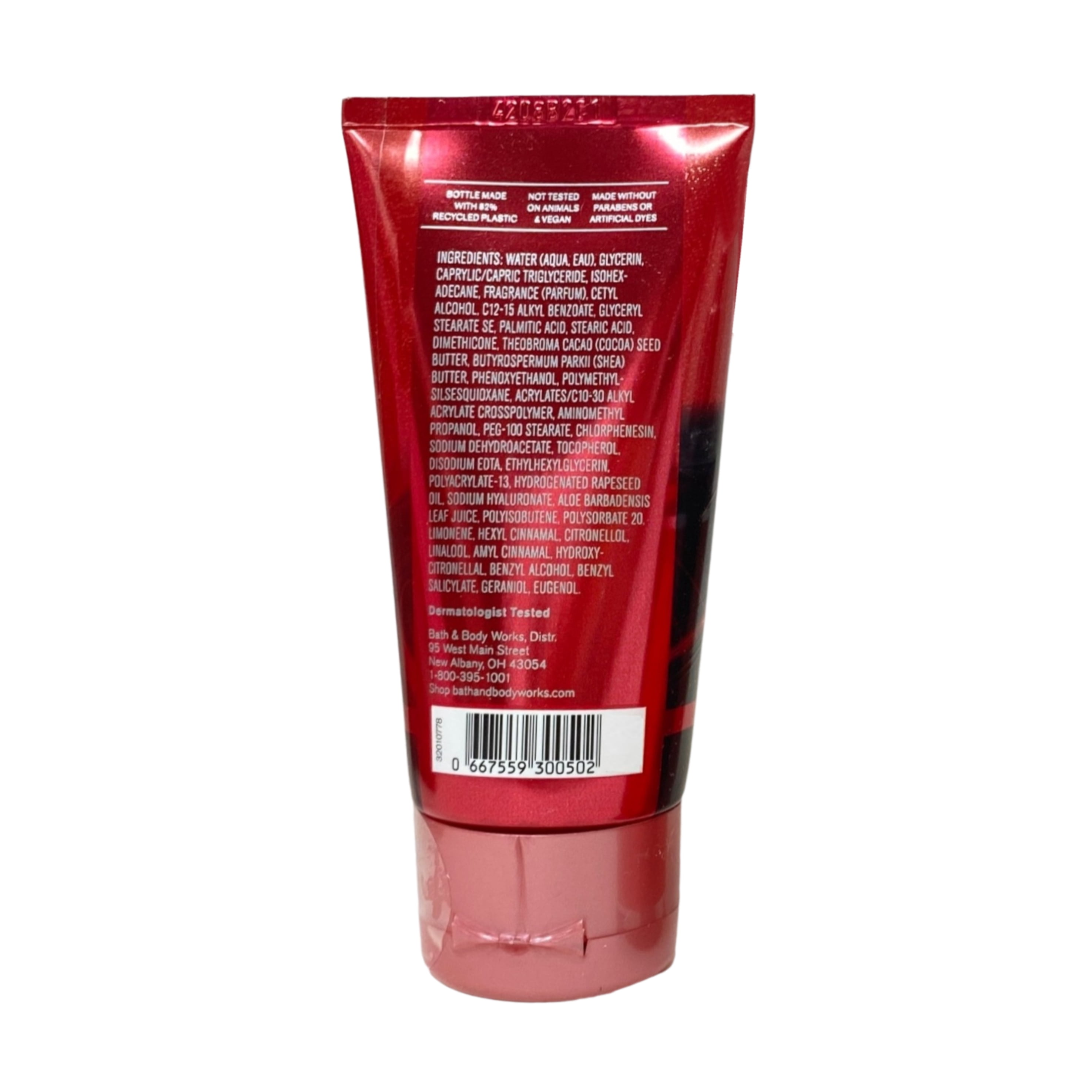 Bath & Body Works Winter Candy Apple 2 Ultimate Hydration Body Creams with a Peach Gardenia Mini Soap - Travel Size