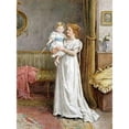 thumbnail image 3 of Kilburne, George Goodwin 14x18 Black Modern Framed Museum Art Print Titled - The Master of The House, 3 of 5