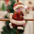 thumbnail image 3 of 2 piezas de accesorios para árbol de Navidad, muñeco pequeño de Navidad, muñeco de nieve, ciervo, oso, muñecos de tela, pequeños regalos colgantes, 3 of 5