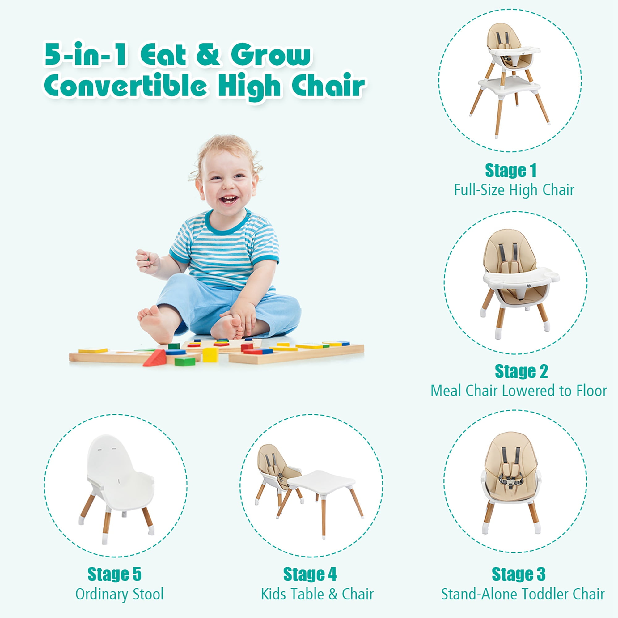 Baby high chair 5 months sales