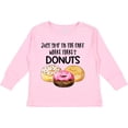 thumbnail image 3 of Inktastic Just Skip to the Part Where There's Donuts Boys or Girls Long Sleeve Toddler T-Shirt, 3 of 5