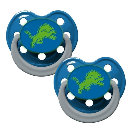 NFL Detroit Lions Glow in the Dark 2-Pack Pacifiers