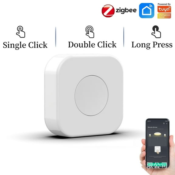 Tuya Zigbee Button Smart Scene Switch ZigBee Devices Button Automation Work with Smart Life,APP CONTROL
