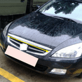 thumbnail image 4 of for Honda for Accord 7th 2003-2007 Chrome Style Front Engine Hood Grille Panel Cover, 4 of 4
