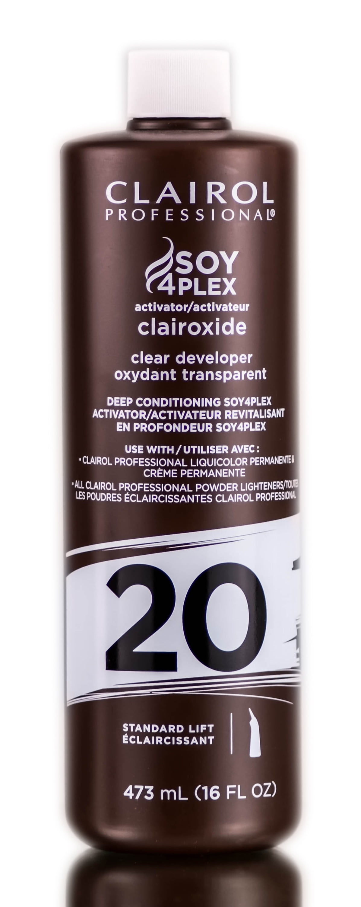 16 oz , Clairol Clairoxide Clear Developer 20 Volume Standard Lift Hair