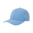 thumbnail image 2 of Quick Dry Baseball Cap, Large Performance Snapback Hats, Laser Cut Mesh Ball Cap for Men Big Heads Blue, 2 of 3