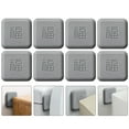 thumbnail image 2 of KAKOWELY 10 topes de puerta para manija de puerta de pared, protector de pared con personaje FU, 2 of 5