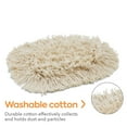 thumbnail image 3 of Staples Coastwide Professional Cut-End Wedge Dust Mop Head Cotton White 3/Pack CW56762, 3 of 5