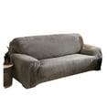 thumbnail image 2 of Modern Plush High Stretch Sofa Slipcover Strap Sofa Cover Furniture Protector Form Fit Luxury Thick sofa slipcover, 2 of 7