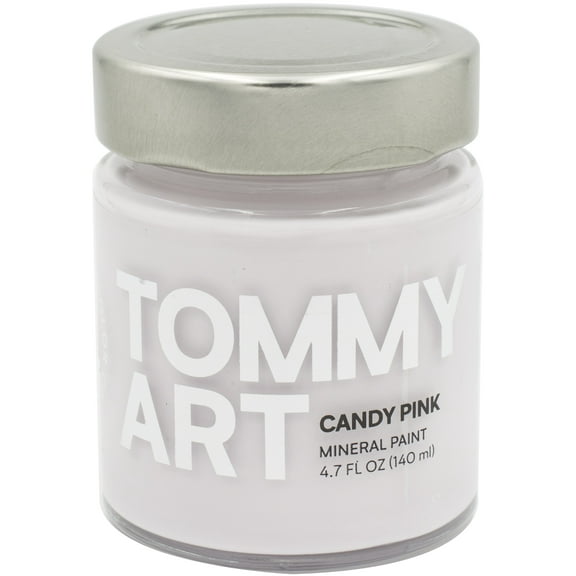 Tommy Art Chalk-Based Mineral Paint 140ml-Candy Pink