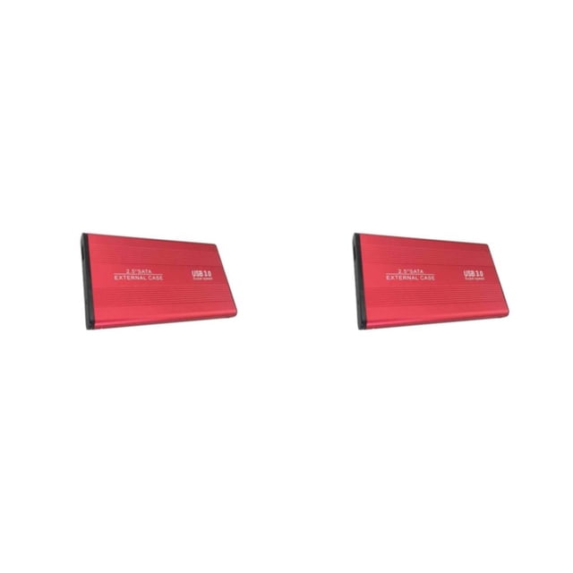 Caja de disco duro externo Matsuzay aleación Conexión de doble propósito rojo 2Conjunto