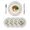 Multicolor, variant on 15 Inch Round Placemats Set of 4, Spring Easter Non Slip Heat Insulation PP Table Mats, Cute Rabbits Eggs Bow Daisy Tulips Plants Beige Washable Place Mats for Kitchen Dining Party Table Decor