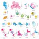 thumbnail image 3 of DPKOW Decoraciones de toppers para pastel de cumpleaños de sirena, 23 piezas, 3 of 7