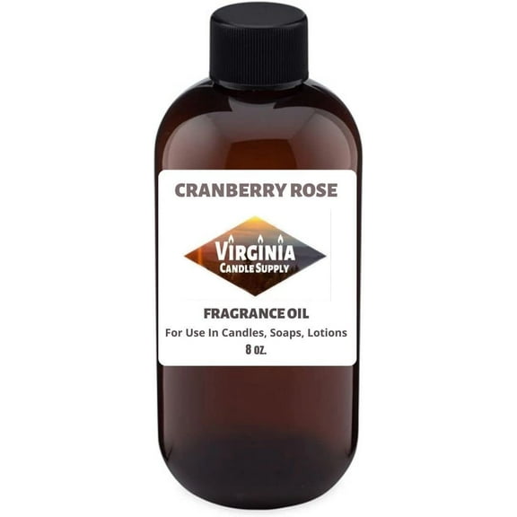Cranberry Rose Fragrance Oil Our Version of The Brand Name 8 oz Bottle for Candle Making, Soap Making, Tart Making, Room Sprays, Lotions, Car Fresheners, Slime, Bath Bombs, Warmers