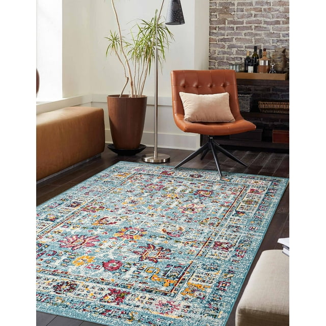ECARPET Aldora Traditional Area Rug for Living Room, Bedroom, Dining Room, Entrance, Hallway and More