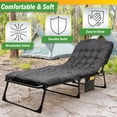 thumbnail image 4 of Wakeman Outdoors Folding Camping Cot with Mattress for Adults up to 440lbs, Gray, 4 of 7
