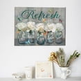 thumbnail image 4 of Farmhouse Bathroom Decor Wall Art Flower Butterfly White Floral Pictures Wall Decor Inspirational Quotation Canvas Painting Prints Artwork Home Decorations Framed for Bedroom 12inx16in, 4 of 6