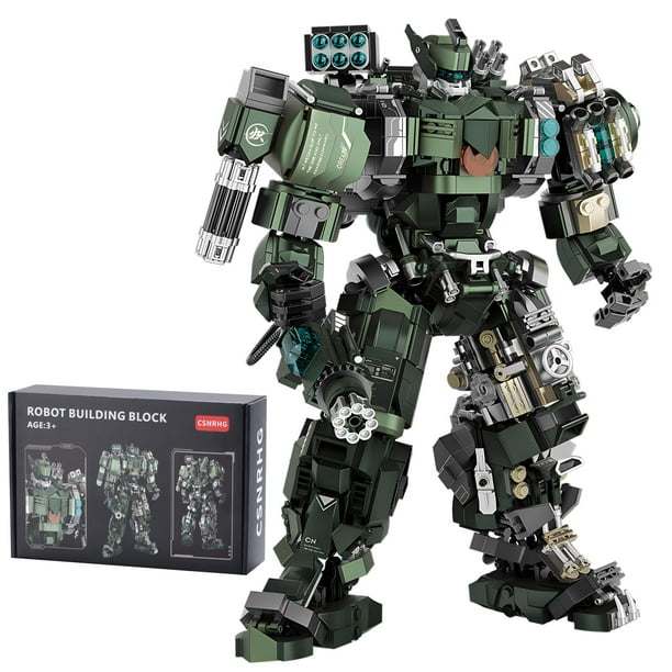 Juego de juguetes con bloques de construcción CSNRHG Mech Robot modelo 1403 piezas