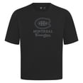 thumbnail image 2 of Men's Levelwear  Black Montreal Canadiens Shadow Surge Luxe Signature Knit T-Shirt, 2 of 3