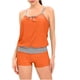 thumbnail image 1 of Augper Women Sexy With Chest Pad without Underwire Print Patchwork Swimming Trunks Split Swimsuit, 1 of 2