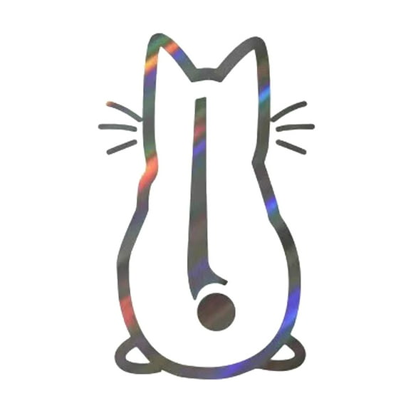 Adorno de vinilo para el limpiaparabrisas del coche con un simpático gatito, calcomanía con diseño animal de gato para decorar la ventana del coche o el portátil